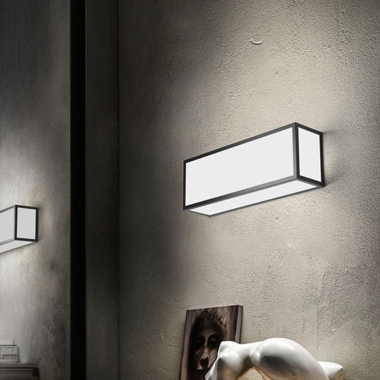 Modern Rectangular Iron LED Wall Lamp, Sconce for Living Room Bedroom