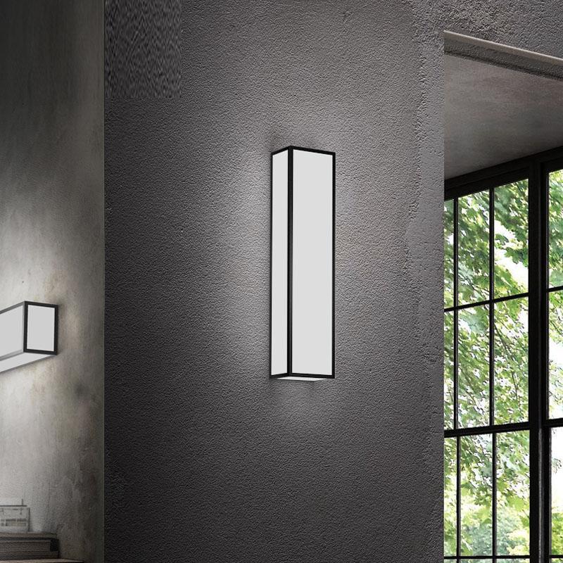 Modern Rectangular Iron LED Wall Lamp, Sconce for Living Room Bedroom