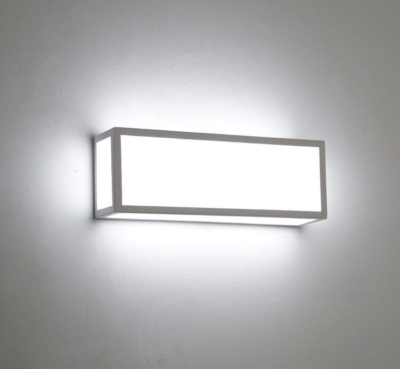 Modern Rectangular Iron LED Wall Lamp, Sconce for Living Room Bedroom