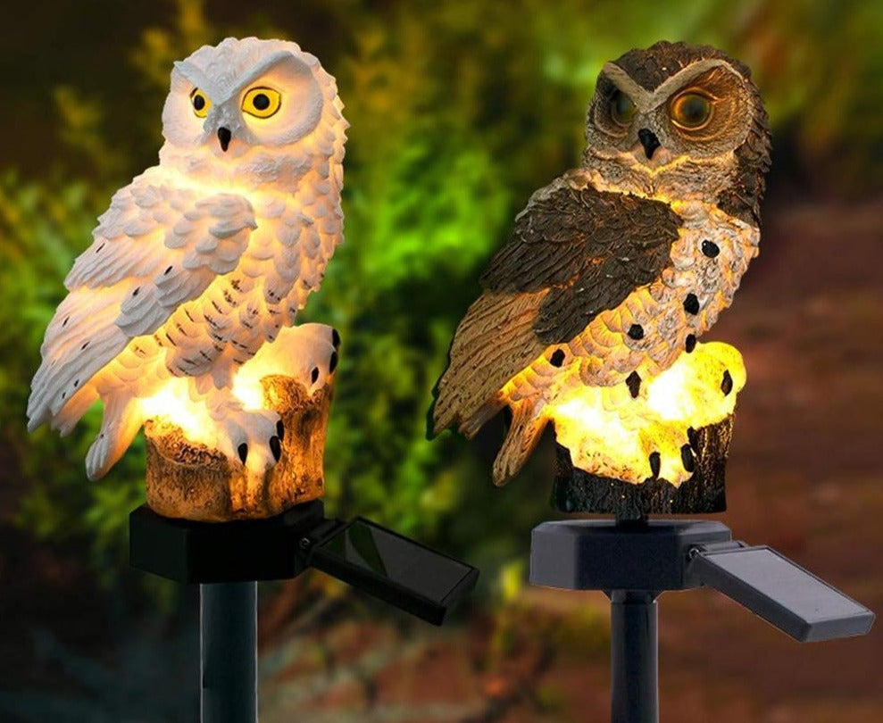 Garden Light Owl LED Outdoor Pathway Decorative