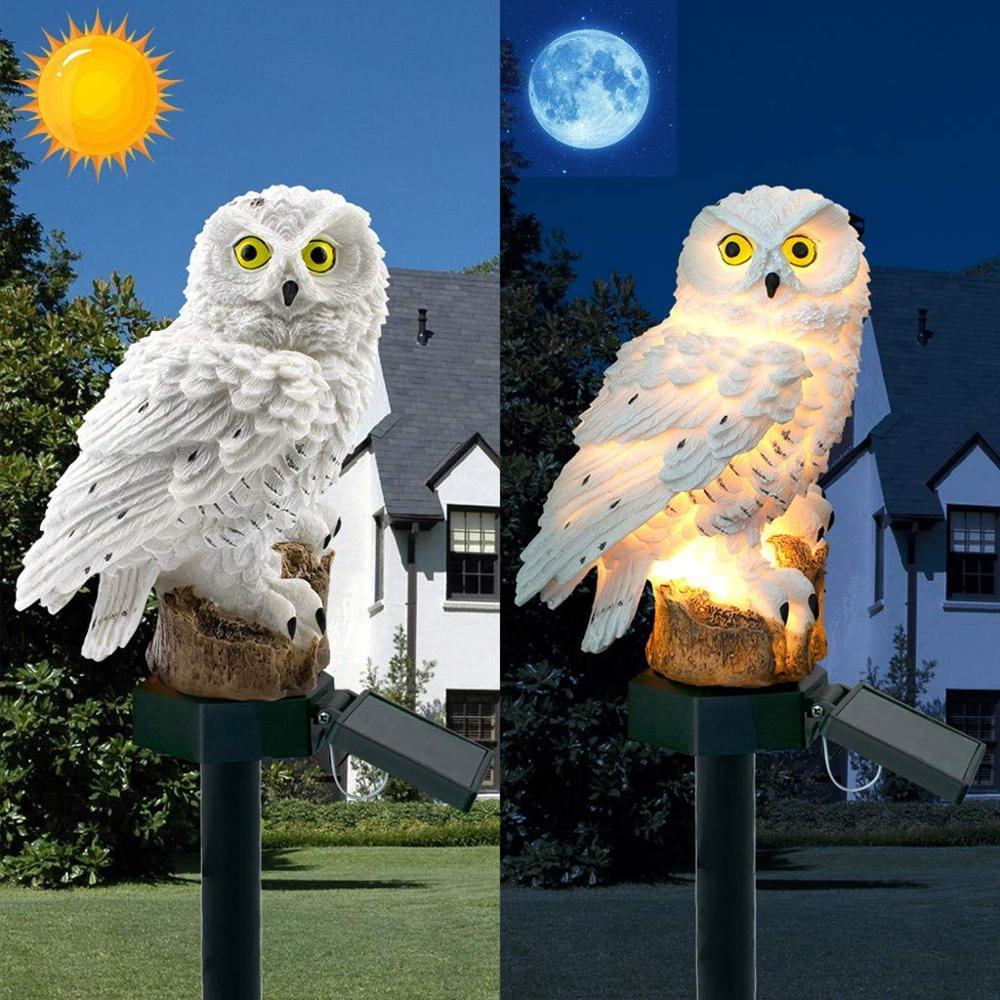 Garden Light Owl LED Outdoor Pathway Decorative