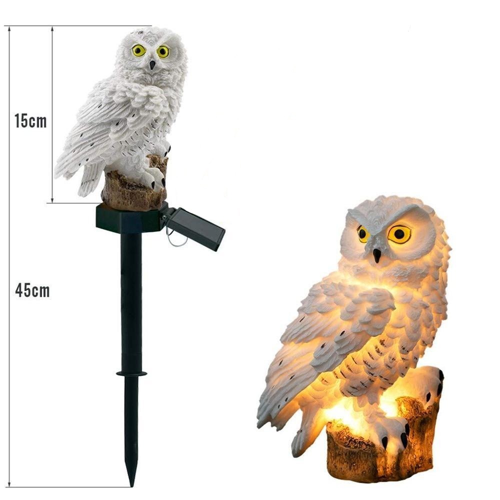 Garden Light Owl LED Outdoor Pathway Decorative