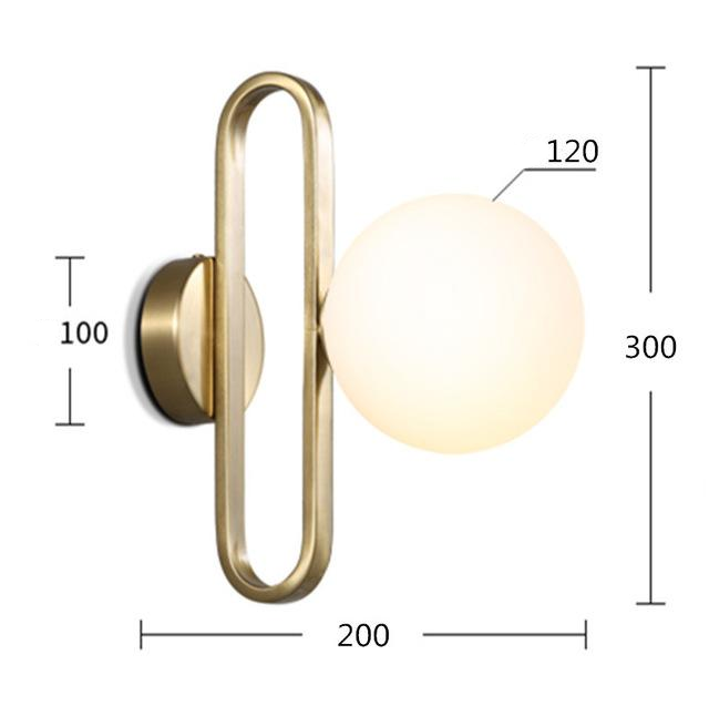 Nordic Plated Iron Wall Sconce, Light Shadow Lamp for Bedroom Living Room