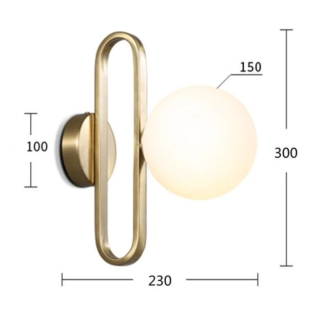 Nordic Plated Iron Wall Sconce, Light Shadow Lamp for Bedroom Living Room