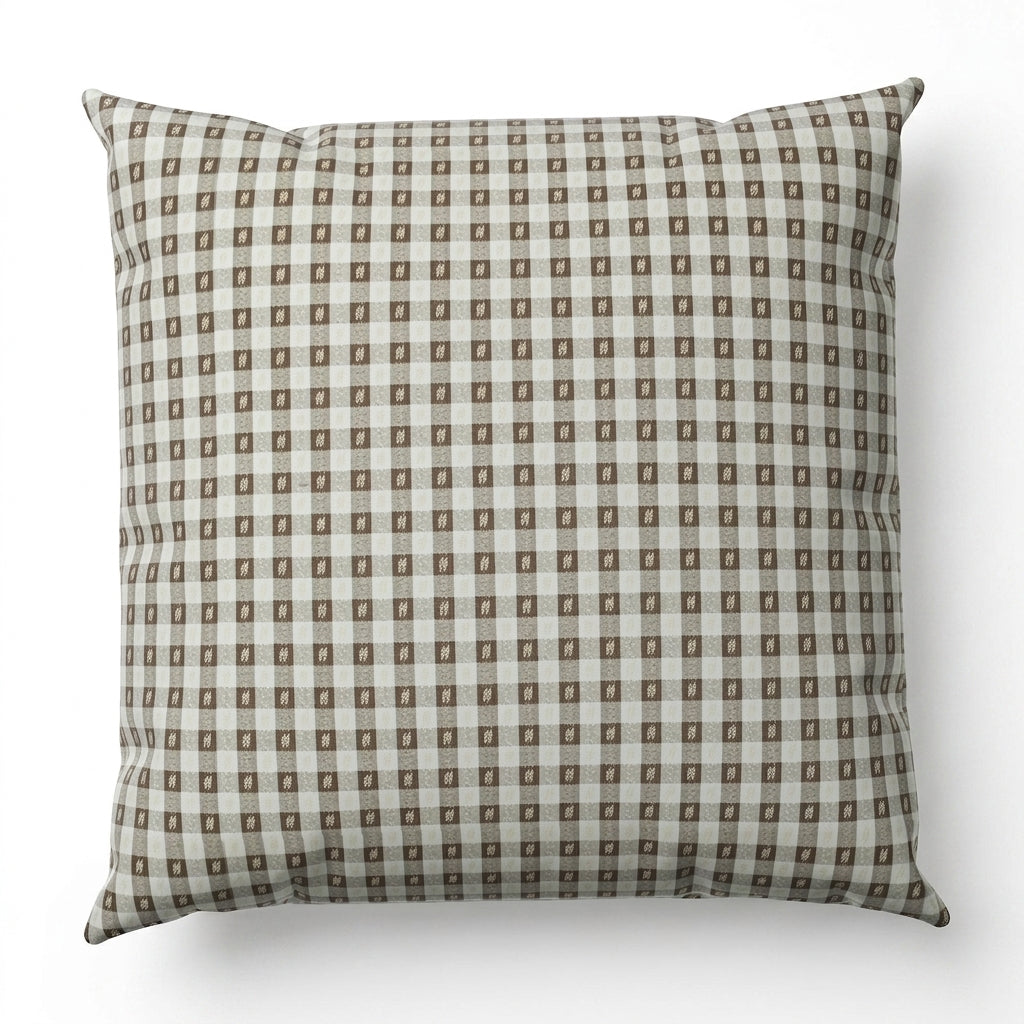 euro sham classic luxe gingham cotton pillow cover