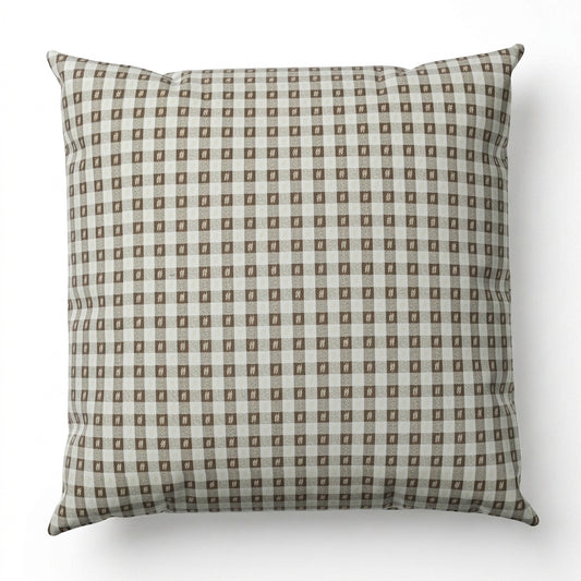 euro sham classic luxe gingham cotton pillow cover