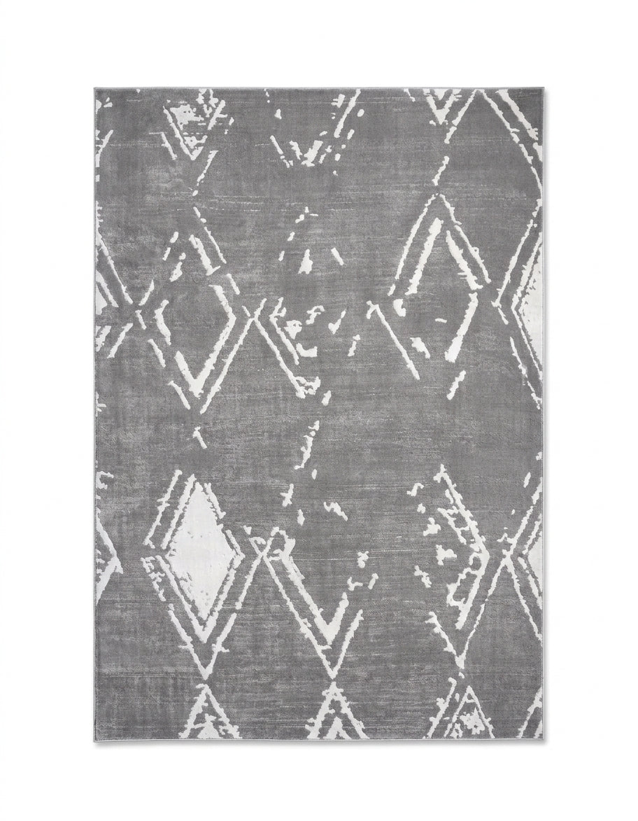 area rug modern faded diamond low pile living room