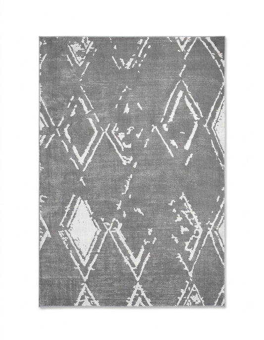 area rug modern faded diamond low pile living room