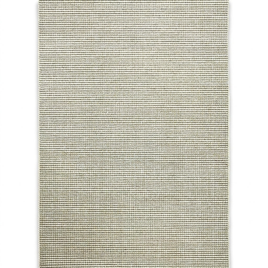 area rug bohemian braided wool light grey loop pile