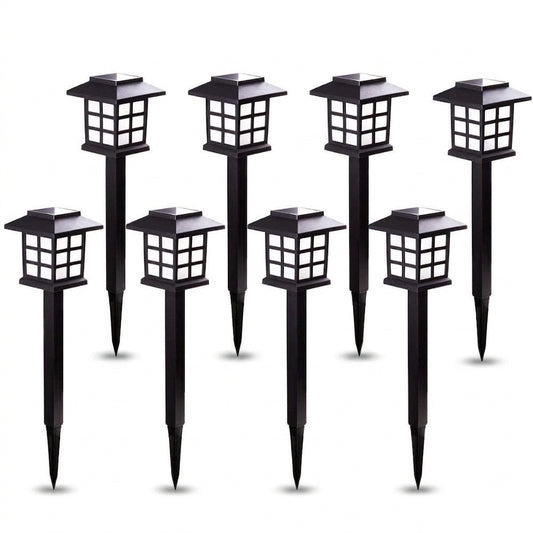 solar led pathway light modern outdoor garden