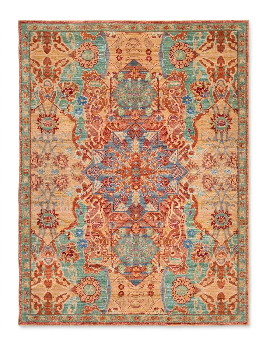 modern abstract area rug living room entryway decor