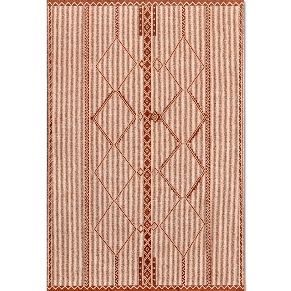 bohemian area rug living room soft wilton weave