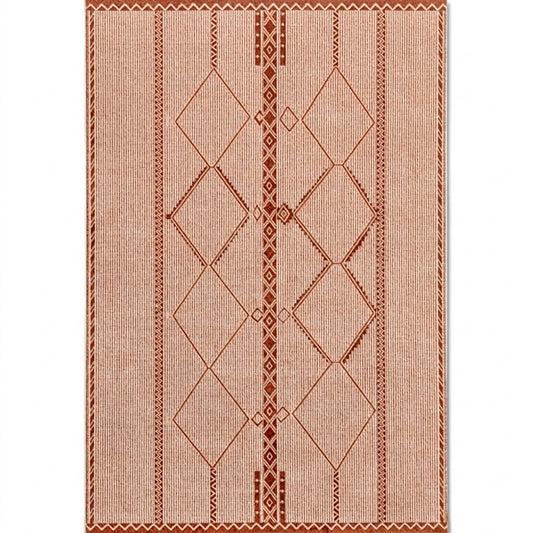 bohemian area rug living room soft wilton weave