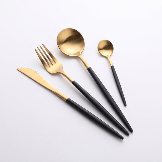 cutlery set stainless steel modern elegant dinner