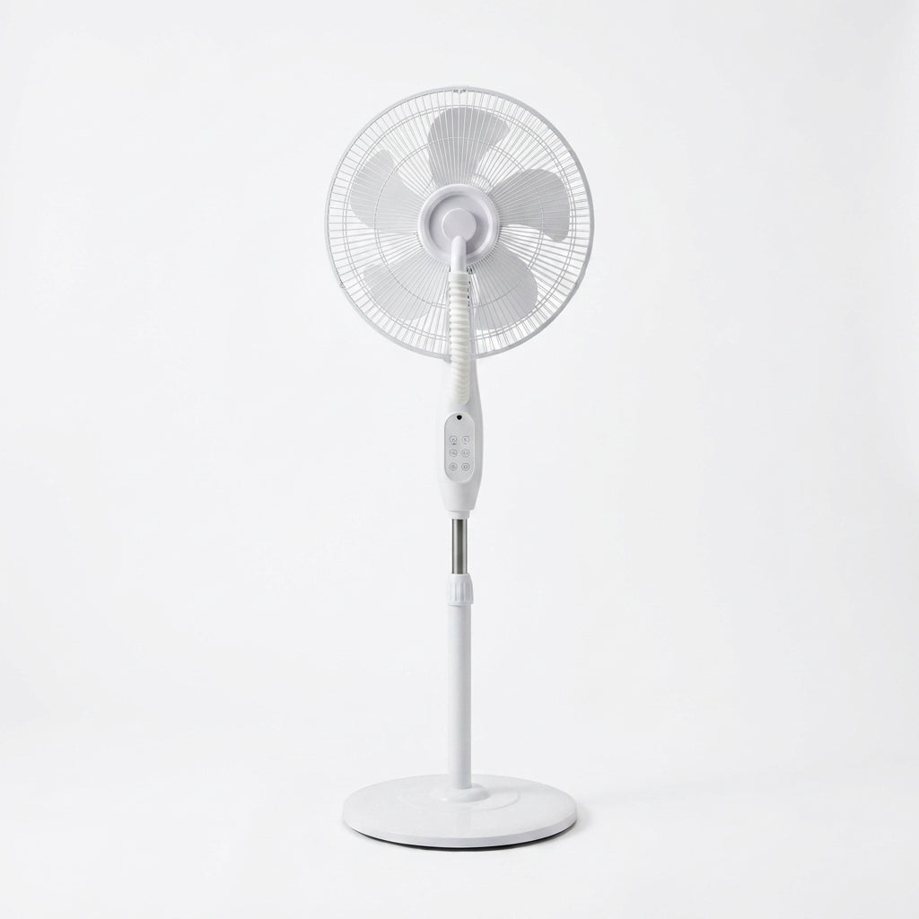 misting fan pedestal oscillating white patio 3-speed