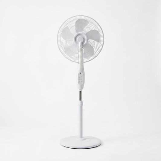 misting fan pedestal oscillating white patio 3-speed
