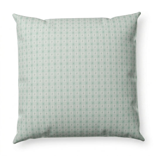 euro sham gingham classic luxe cotton spa blue