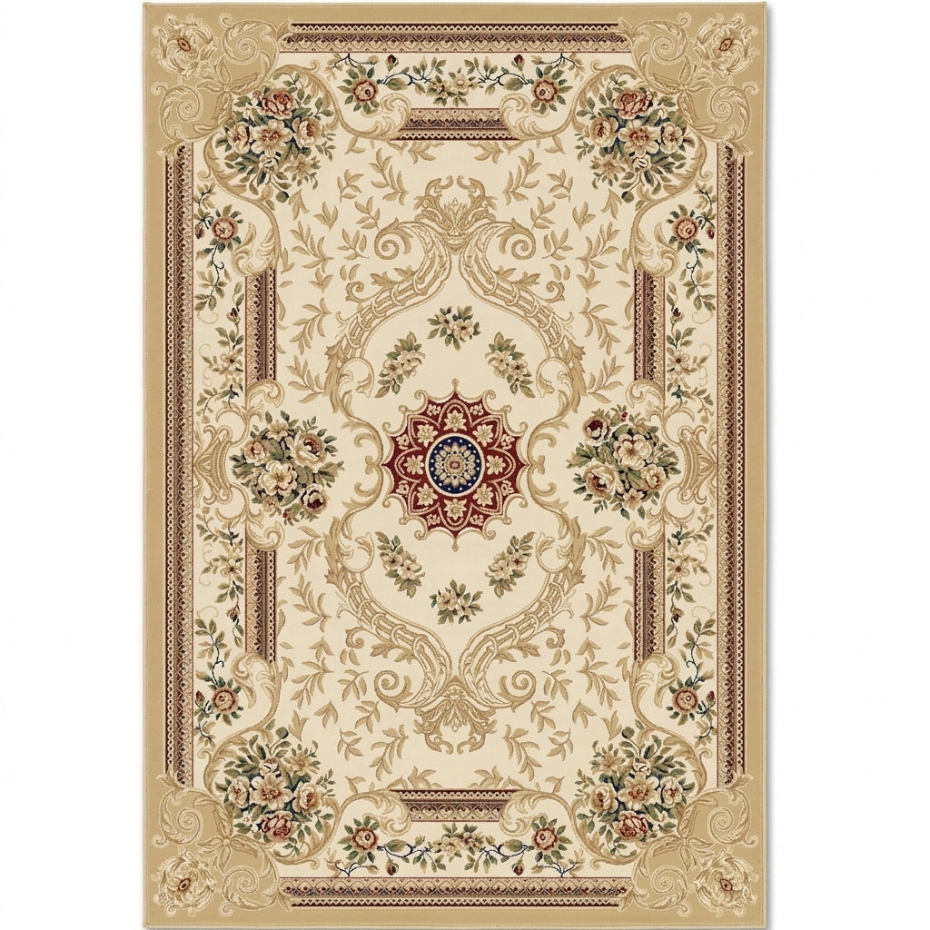 bohemian traditional pattern area rug bedroom style