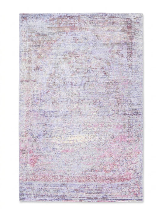 modern area rug violet gradient soft living room