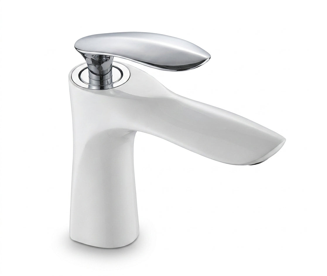 bathroom faucet modern brass single-hole vanity