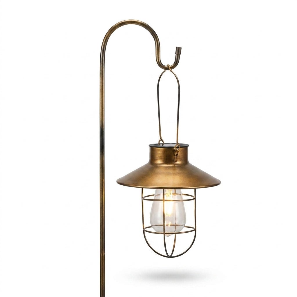 solar garden lantern modern hanging outdoor light