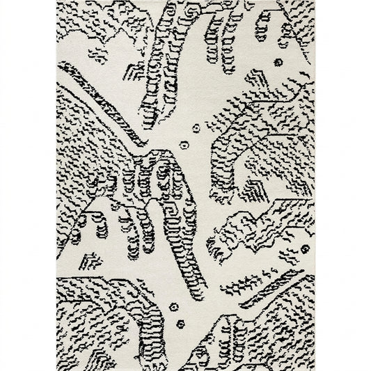area rug bohemian abstract tiger pattern living room