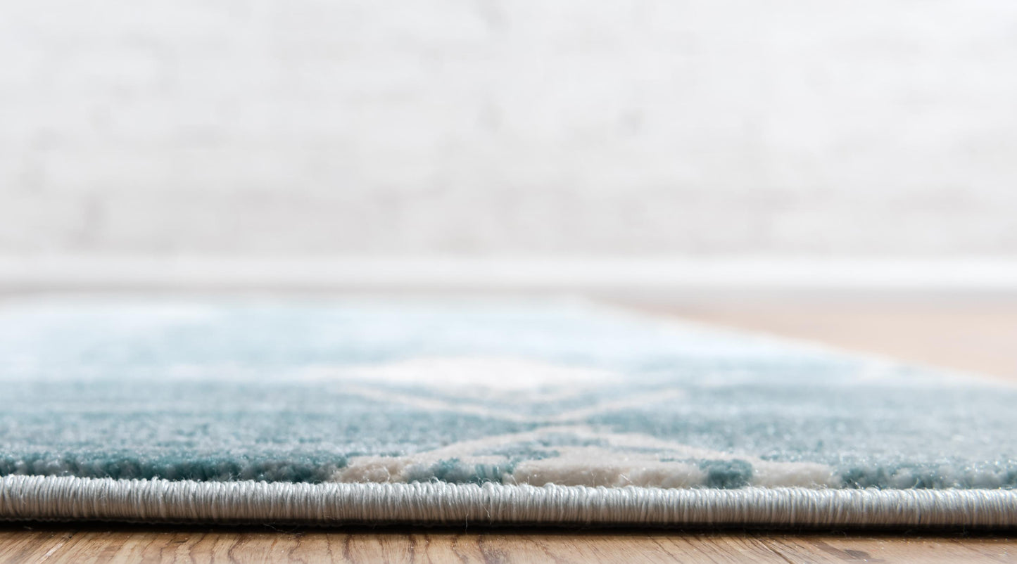 Area Rug – Faded Diamond Pattern Area